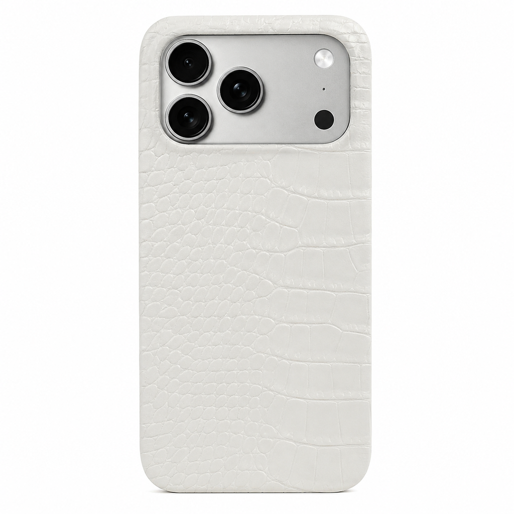 Crocodile Leather iPhone Case