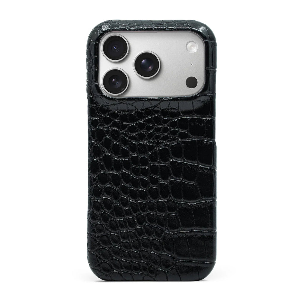 Crocodile Leather iPhone Case