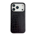 Crocodile Leather iPhone Case