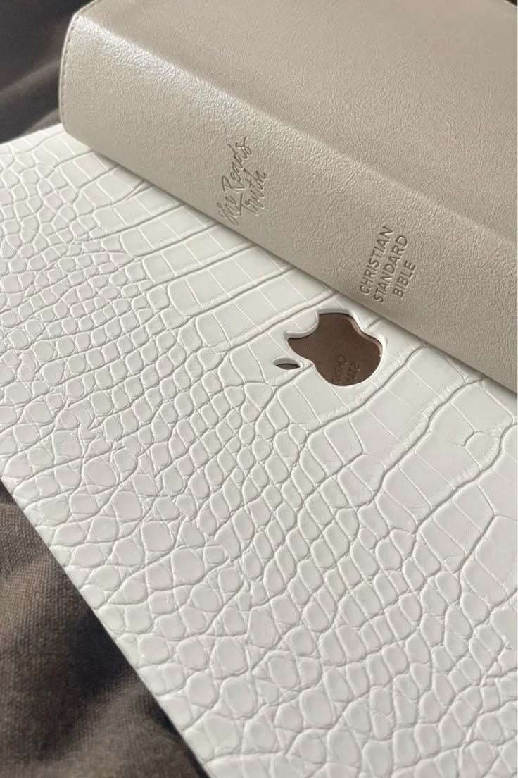 Krokodilskinn MacBook-fodral