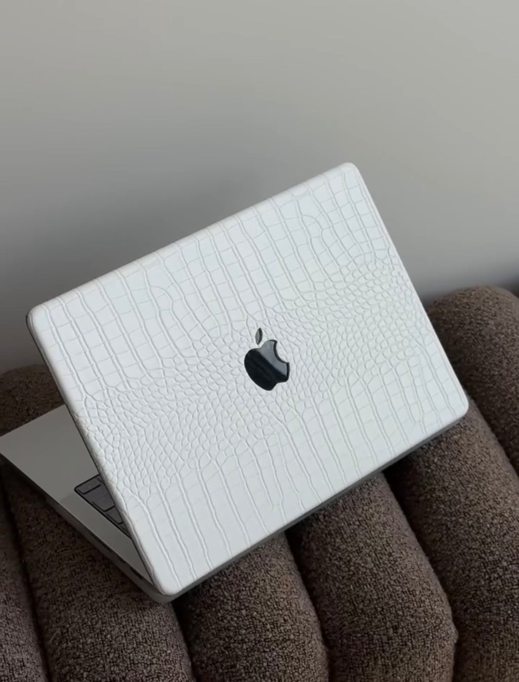 Krokodilskinn MacBook-fodral